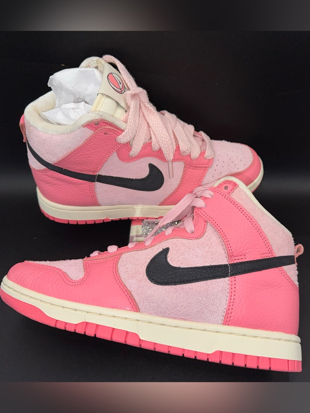 Nike Dunk Low Pink Foam / Pink Oxford – Women’s US 7 - Picture 1 of 17